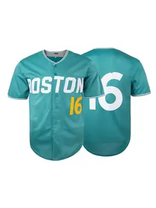 Men's Light Embroidered Baseball Cardigan, Breathable Sweat-Absorbing Button Sports Shirt, Casual Fit for All Seasons, Baseball Jersey