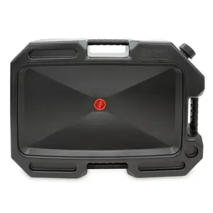 HIG Plastic Oil Drain Pan – 12 Liter Spill-Proof Container with Cap and Handle – Heavy-Duty Oil Change Catch Pan for Garage & Automotive Use (23.2" x 16.34" x 5.16")