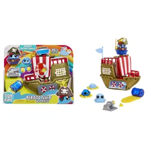 DohKins Pirate Ship Playset & Pirate - Dough Never Dries
