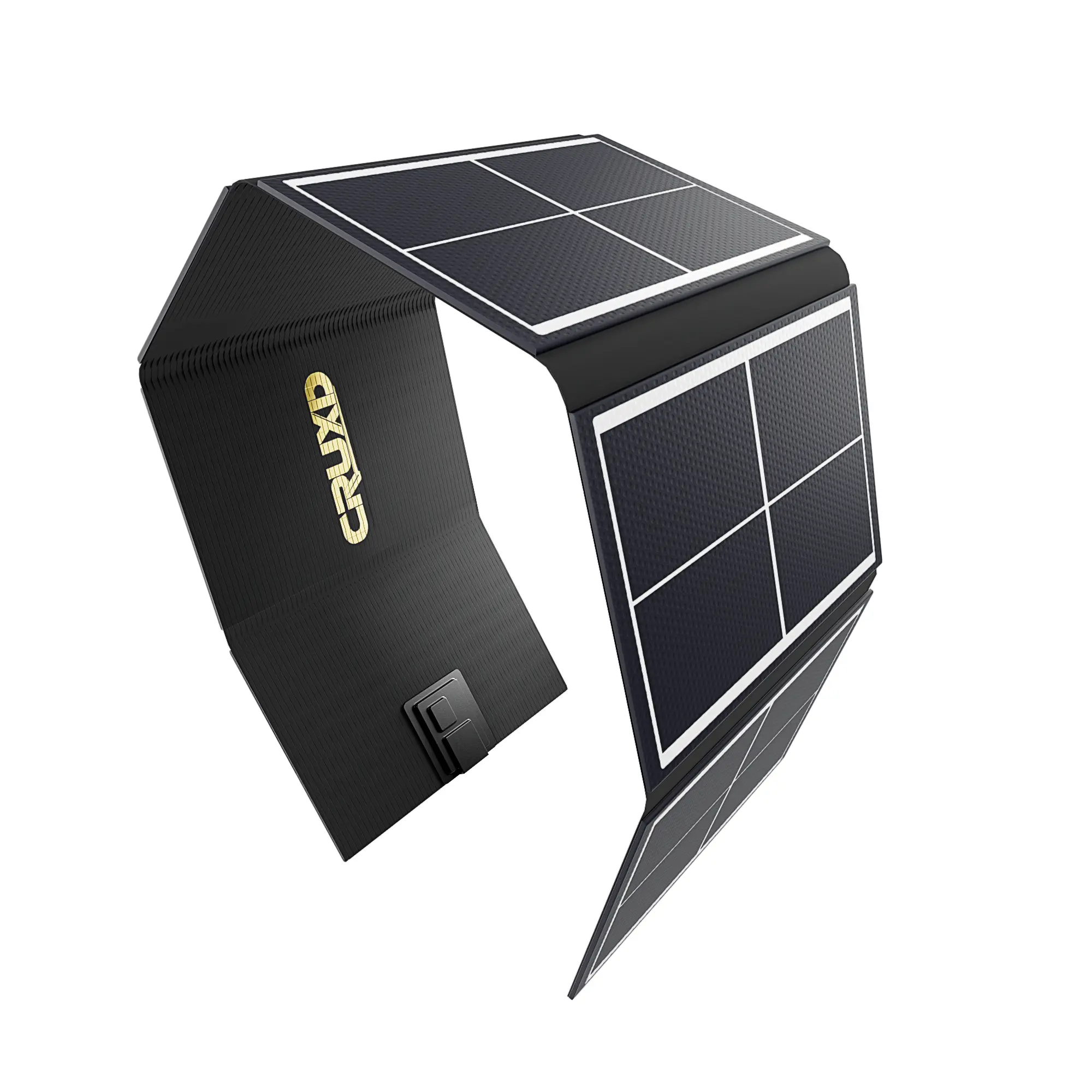 CRUXD Pocket Solar Panel 20W/10W with USB 3.0, 5V/4.8A, Foldable Fast ...