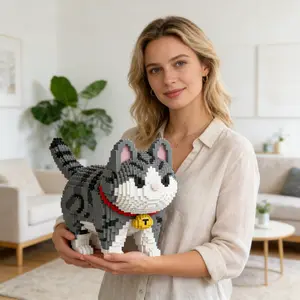 Cute Cat 3D Animal Desktop Decoration, Creative Room Decor, Birthday Halloween Valentine Christmas Gift, Home Party Craft