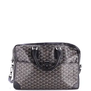 Pre-owned Goyard Canvas Coated Top Handle Bags Ambassade Briefcase Coated Canvas PM by Rebag