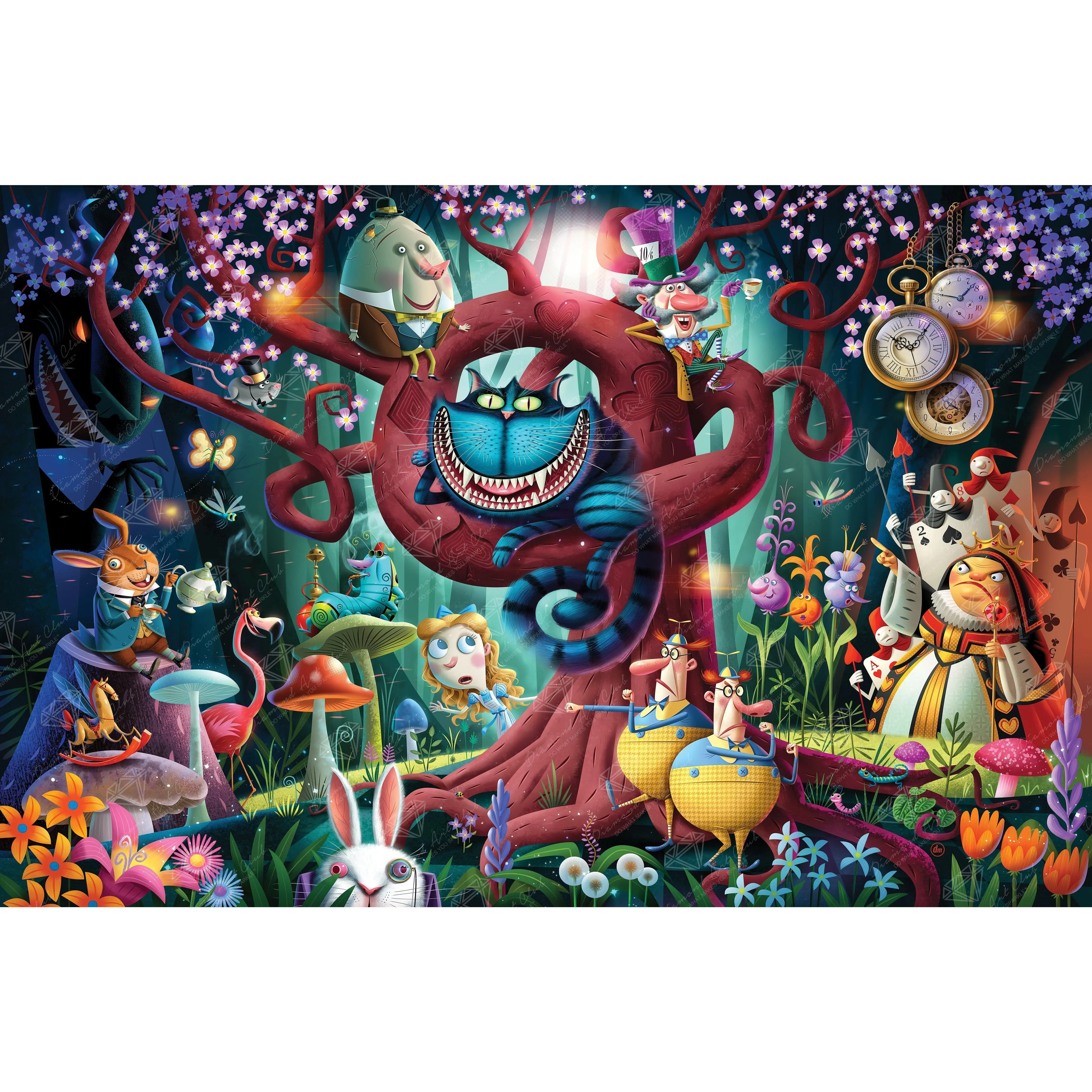 Diamond Art Club® Alice in Wonderland Diamond Painting Kit