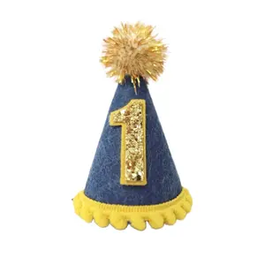 MINI BLUE BIRTHDAY HAT