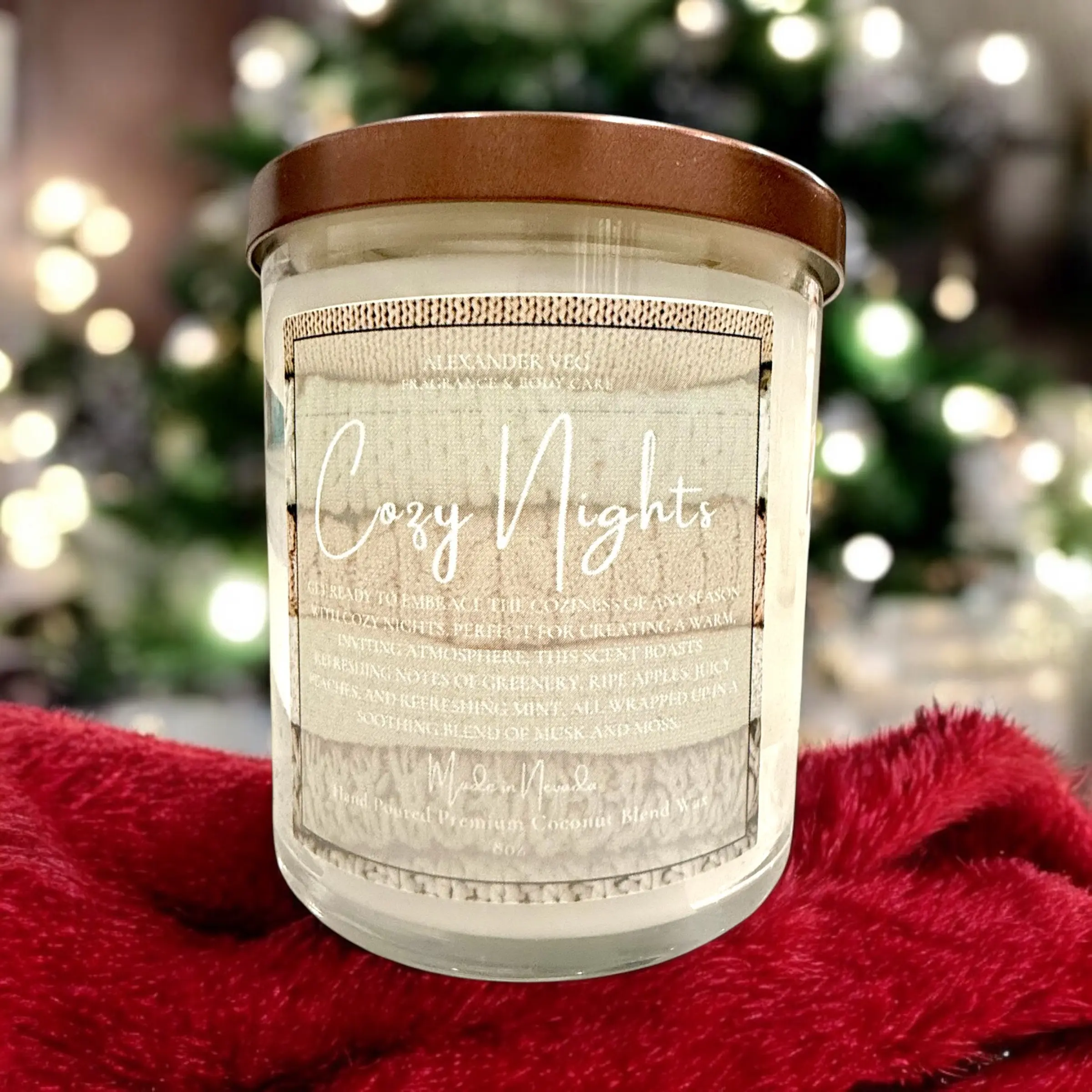 Cozy Nights - 8oz Coconut Blend Wax