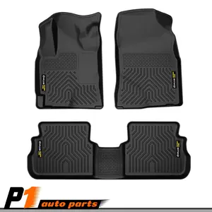TPE Floor Mats Fit for 09-24 Toyota Corolla,3PCS Cargo Liners All-Weather Car Mats Anti-Slip Trunk Mat Accessories Custom Upgrade version Automotive