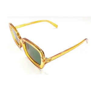 Chunky Large Square Neutral Sunglasses