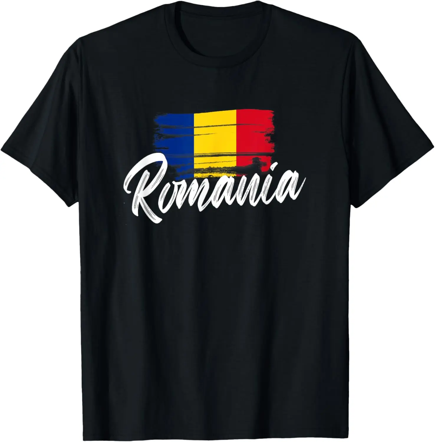 100%cotton Romania Flag Romanian Romania Pride Heart T-Shirt Menswear Top