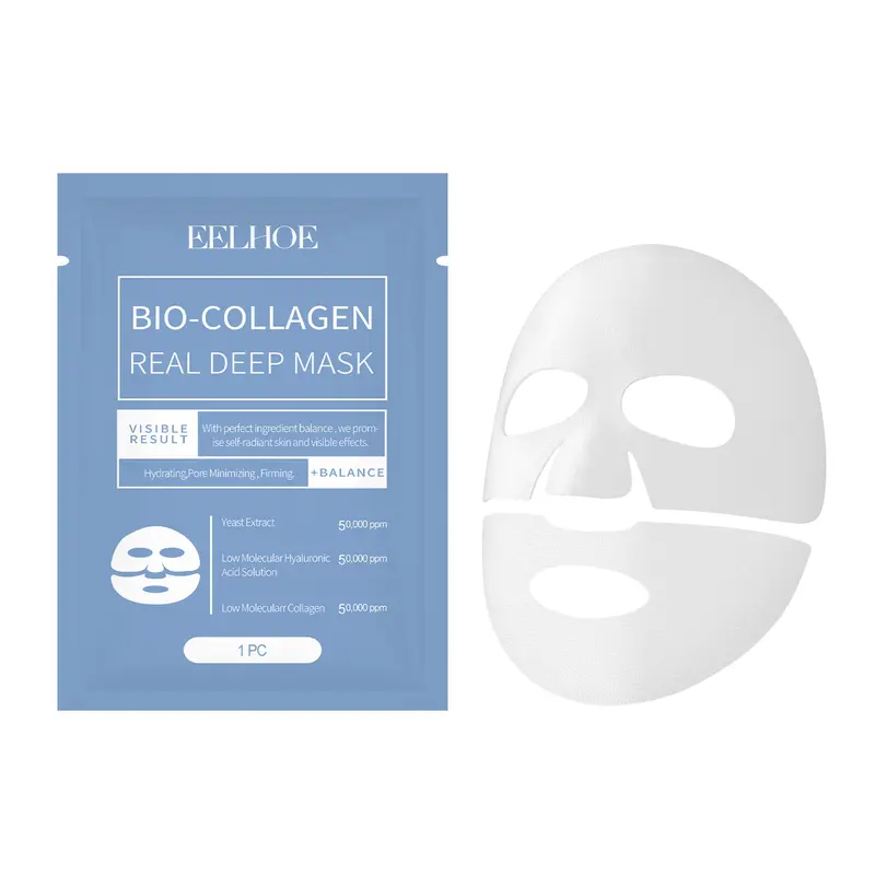 EELHOE Collagen facial mask Smooth, tender, firm, moisturize, whiten, brighten and moisturize skin facial mask