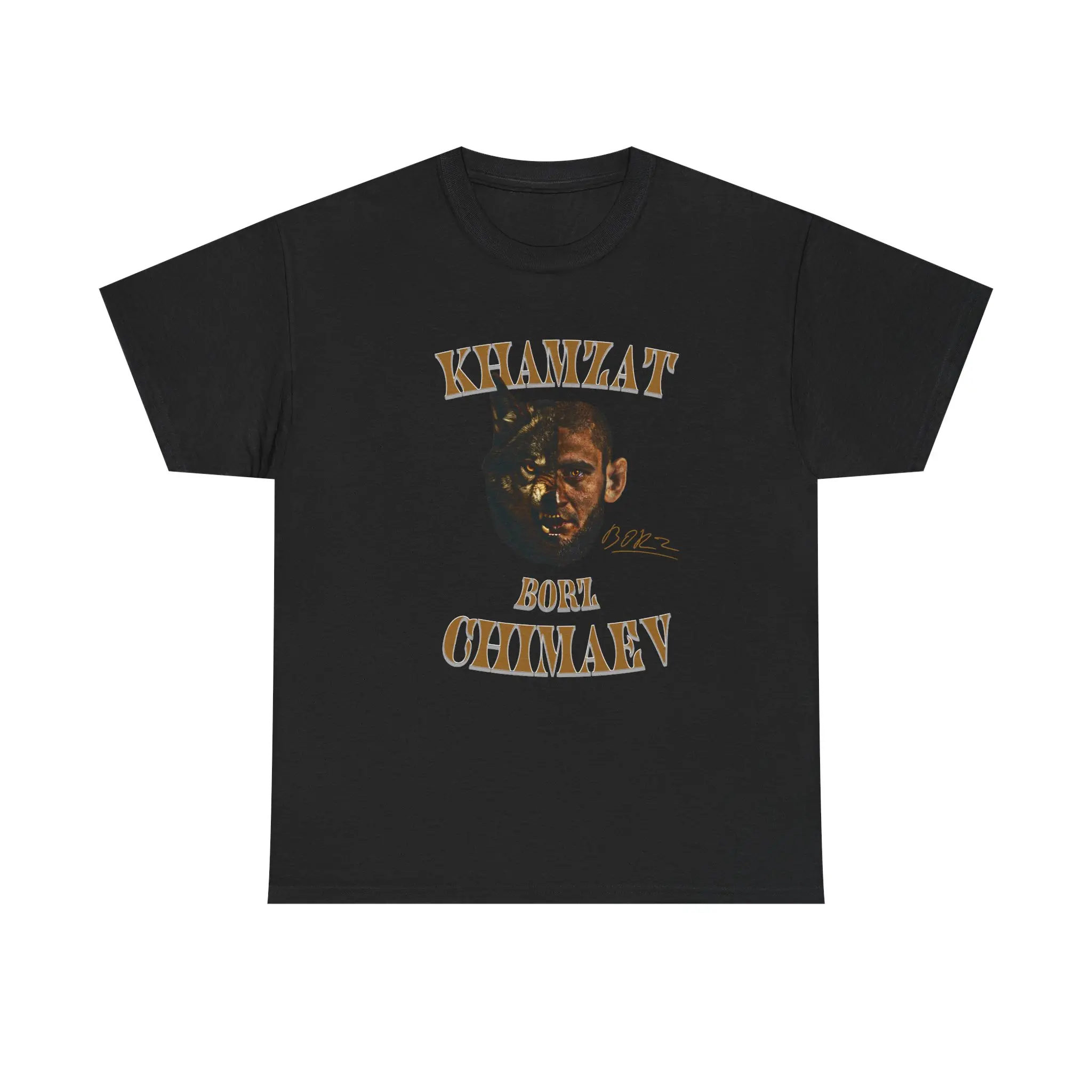 Khamzat Chimaev Graphic Tee, MMA Fighter Shirt, UFC Fan Apparel, Unisex Cotton Tshirt, Combat Sports Clothing