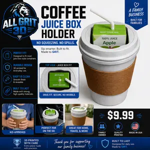 Drink Holder Organiser, Multi-Use Coffee Cup & Juice Box Storage Racks for Home Supplies