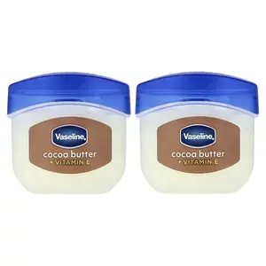 Vaseline Lip Therapy® Jelly, Cocoa Butter, 2 Pack, 0.25 oz (7 g) Each