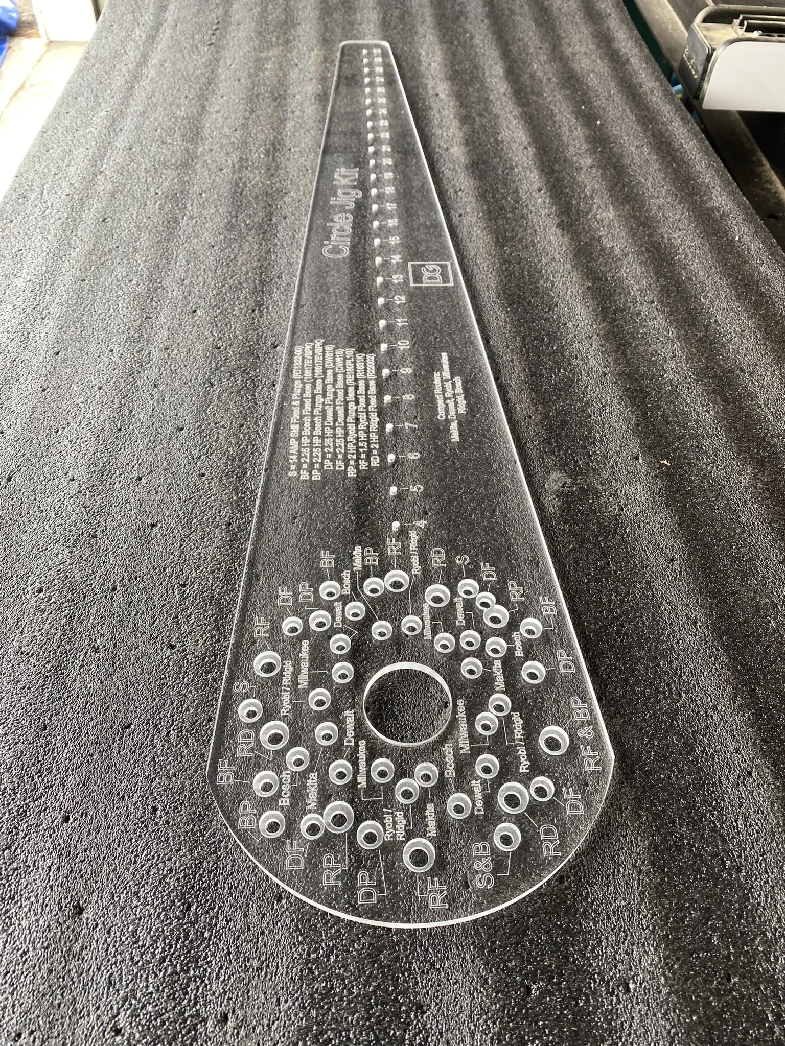 Circle Jig Faceplate (LARGE) - Template Circle Jig Faceplate (LARGE) - Template