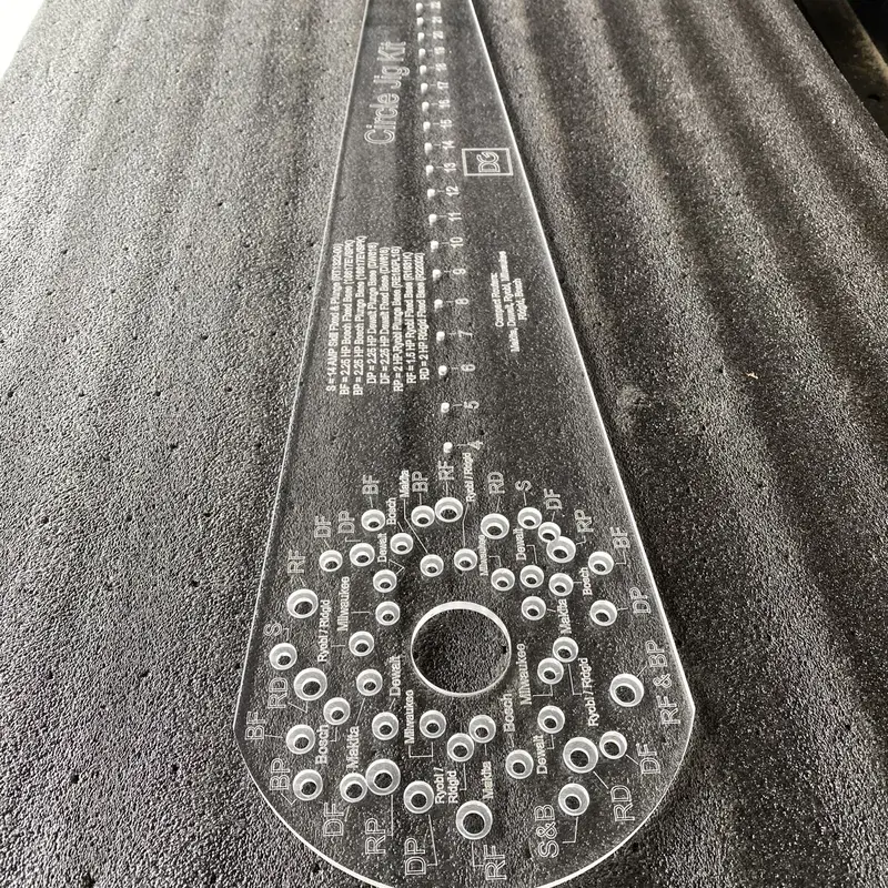 Circle Jig Faceplate (LARGE) - Template
