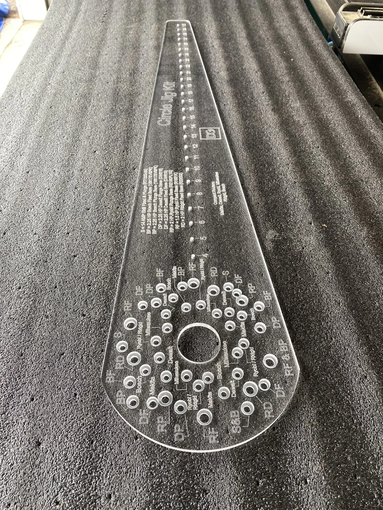 Circle Jig Faceplate (LARGE) - Template