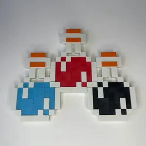 Swiftness, Harming and Healing Potion Bottle Props - RK3D - Gag Gift - Gift for Minecraft lovers - Gift for Gamers