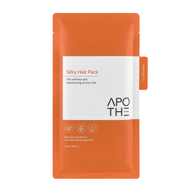 APOTHE Silky Hair Mask 1-Piece | Keratin + Shea Butter Hair Treatment Mask Cap | Deep Moisture & Damage Repair for Dry, Damaged Hair