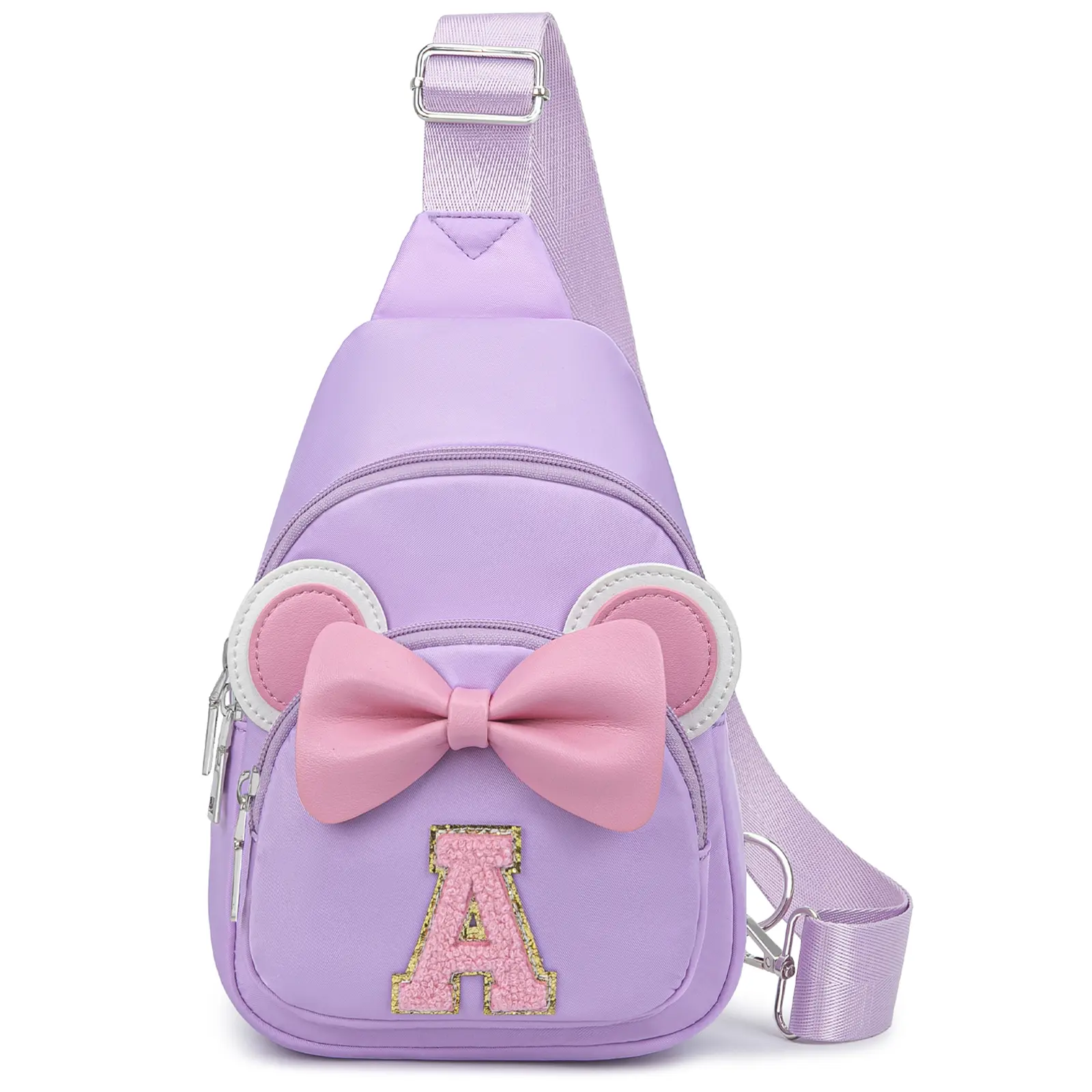 Myhozee Personalized Initial Crossbody Bag for Women, Lightweight Structured Mini Shoulder Bag with Adjustable Hands-Free Strap, Custom Birthday Gift, Custom Bag, Bags For Women