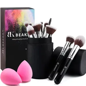 BEAKEY Makeup Brushes Sets with Black Case
