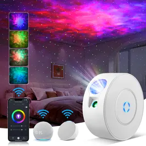 Smart Star Galaxy Projector, Nebula Night Light with Smart APP & Voice &Button Control，DIY 16 Million Colors and Timer Mode for Kids Room Decor Aesthetic, for Christmas & Birthdays