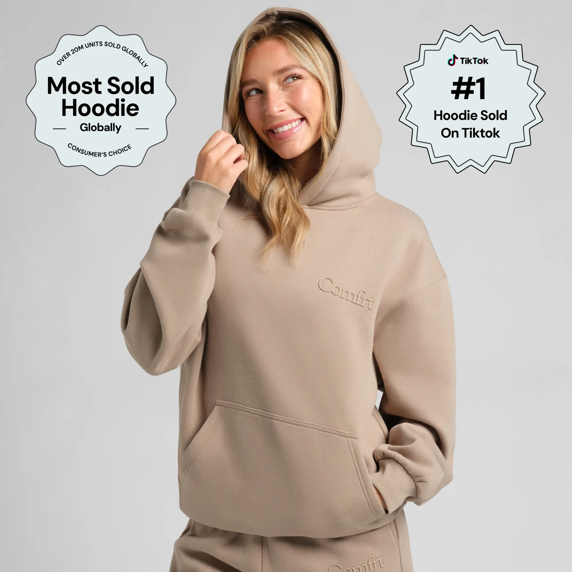 Comfrt | Minimalist Hoodie - Mega | Super Soft Slightly Weighted Mega Hoodie Comfrt | Minimalist Hoodie - Mega | Super Soft Slightly Weighted Mega Hoodie