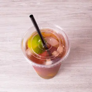 [2,000 ct] 9" Jumbo Straws (5 mm) | Unwrapped | Black