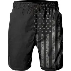 Mens Swim Trunks Quick Dry Board Shorts with Mesh Lining, Breathable Fit Hawaii Beach Shorts Swimwear Bathing Suits