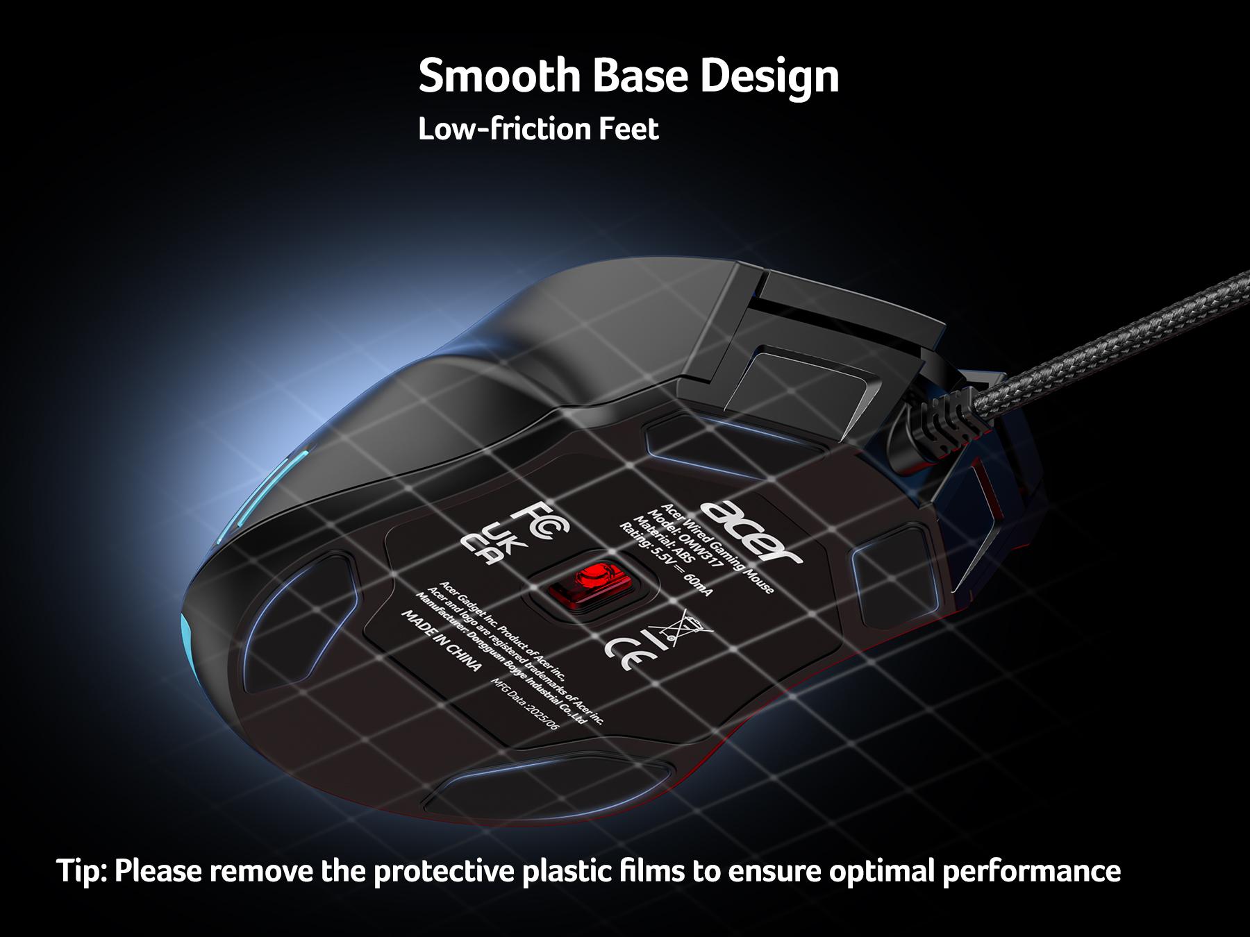 acer Wired Gaming Mouse, 12,800 DPI RGB Ergonomic Computer Mouse with Optical Sensor, 8 Programmable Buttons, 12 Backlit Modes, Software for DIY Keybinds, Rapid Fire, USB Gaming Mice for Laptop, PC acer Wired Gaming Mouse, 12,800 DPI RGB Ergonomic Computer Mouse with Optical Sensor, 8 Programmable Buttons, 12 Backlit Modes, Software for DIY Keybinds, Rapid Fire, USB Gaming Mice for Laptop, PC