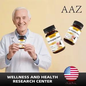 AAZ Plant Enzymes Tablets (50 Tablets) for Immune Support, Gut Health & Vitamins