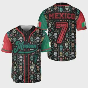 Cinco De Mayo Baseball Jersey Baseball Mexico Team Shirt
