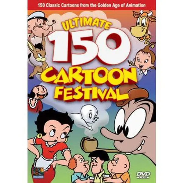 USED Book - Ultimate 150 Cartoon Festival (DVD) - english