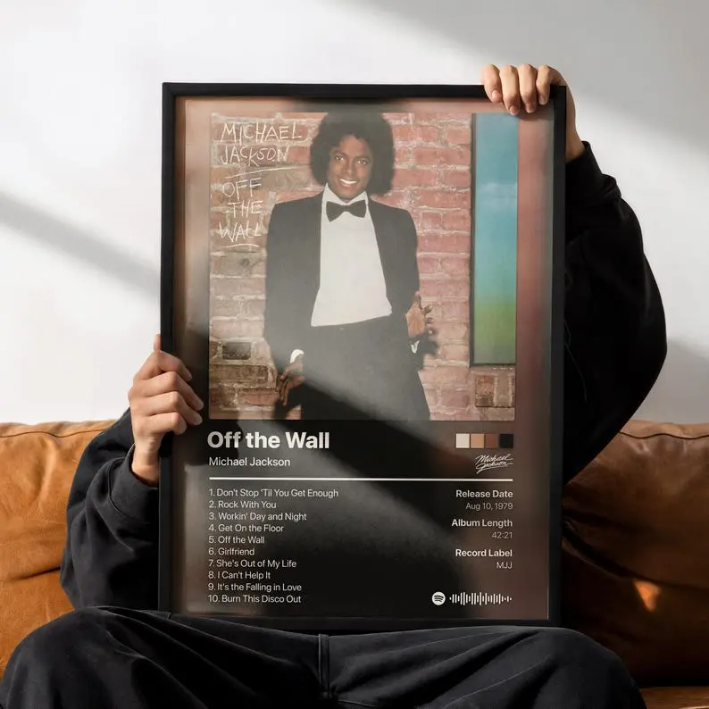 Michael Jackson Off the Wall Album Poster - Hip Hop Wall Art