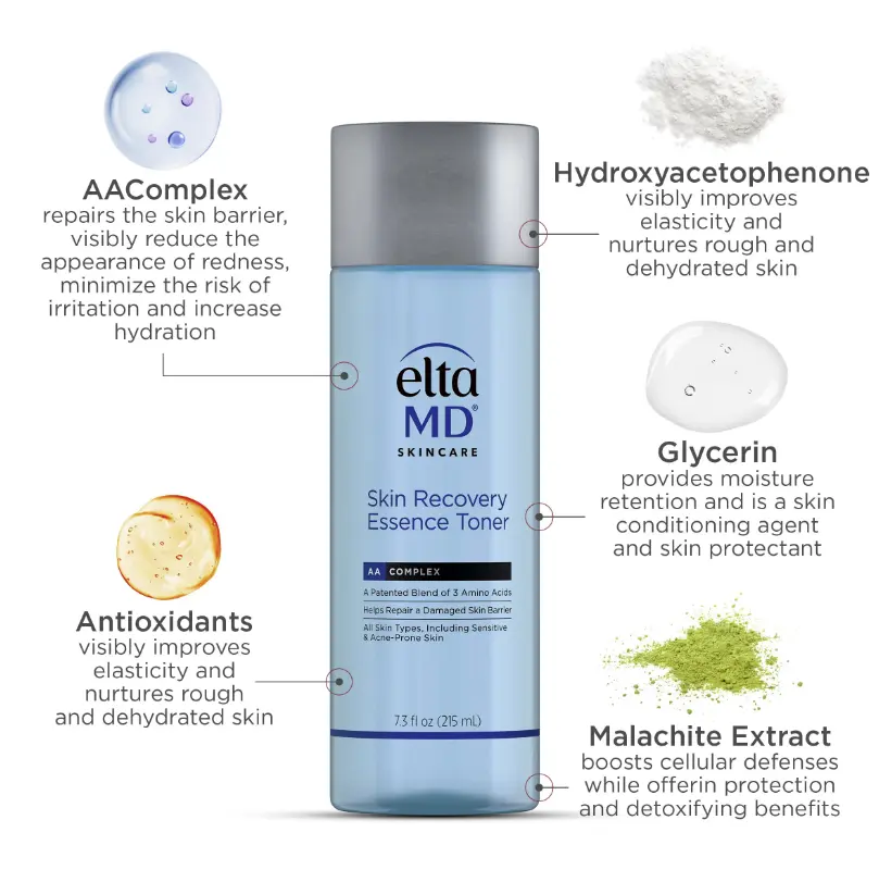 EltaMD Skin Recovery Essence Toner - 30ml - Hydrating Formula for Skin Recovery and Elasticity