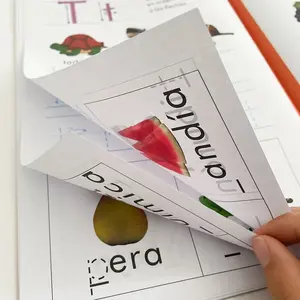 Spanish Alphabet Tracing Workbook, 32 Pages Abc Handwriting Practice, Teacher Recommended Kindergarten Learning Set, Colorful Letters, Visual Learning Tools