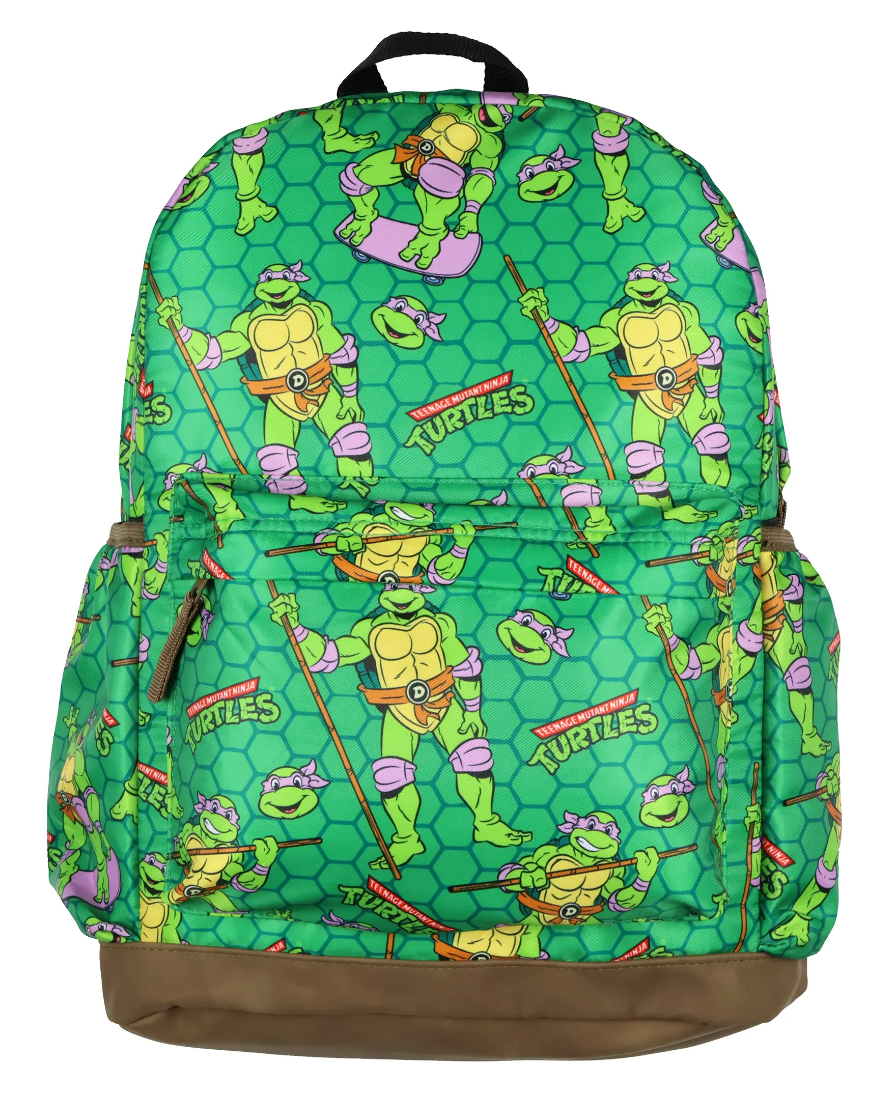 TMNT Backpack Nickelodeon Teenage Mutant Ninja Turtles Mayhem Character Kids School Bookbag 16"
