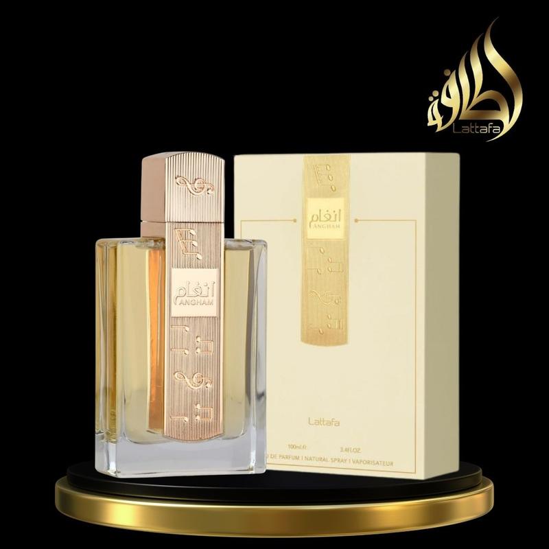 Lattafa Perfumes Angham for Women Eau de Parfum Spray 3.4 oz 100ml - Long Lasting Luxury Women's Arabian Perfume fragrance - Oriental Vanilla Scented Scent Aroma Cologne Cosmetic