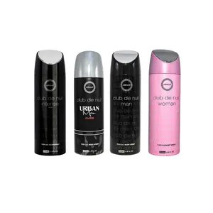 Armaf Deodorant Set CDN Intense Man, Urban Man Elixir, Man & Women 6.8FL.OZ / 200ML Spray Body Care Fragrance Scent Blend