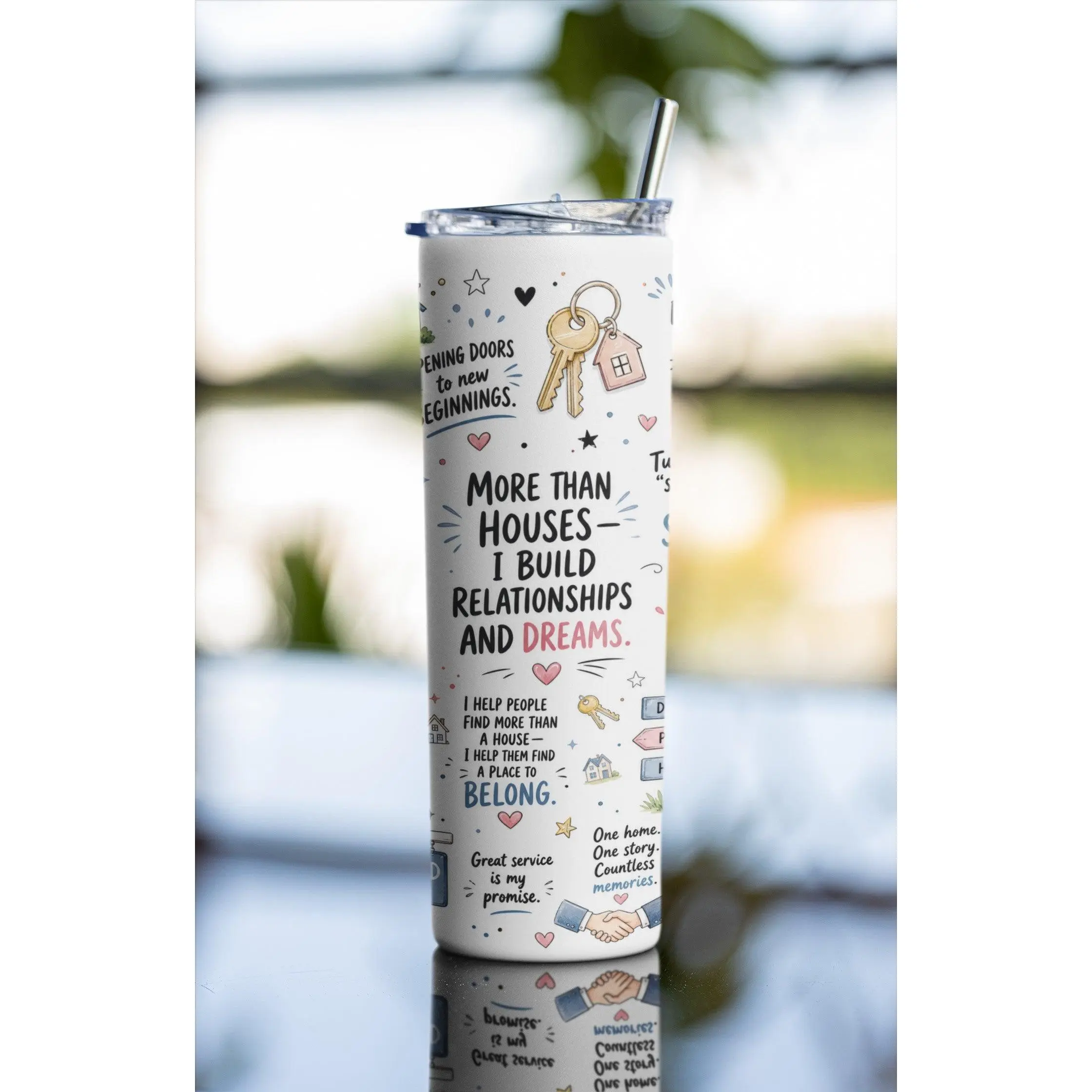 Realtor 20 oz Stainless Steel Tumbler| Ready to Gift | Kintoir