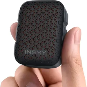 Wearable Bluetooth Speakers,IP67 Waterproof,Clip-On Portable Small Personal Speaker/Clean Sound/Stereo Pair/Wireless 5.4/ENC Built-in Mic/Lightweight For Golf,Work,Pool (Non-Magnetic) (Black)