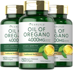 3 Pack of Oregano Oil 4000mg | 150 Softgels | Non-GMO & Gluten Free Formula