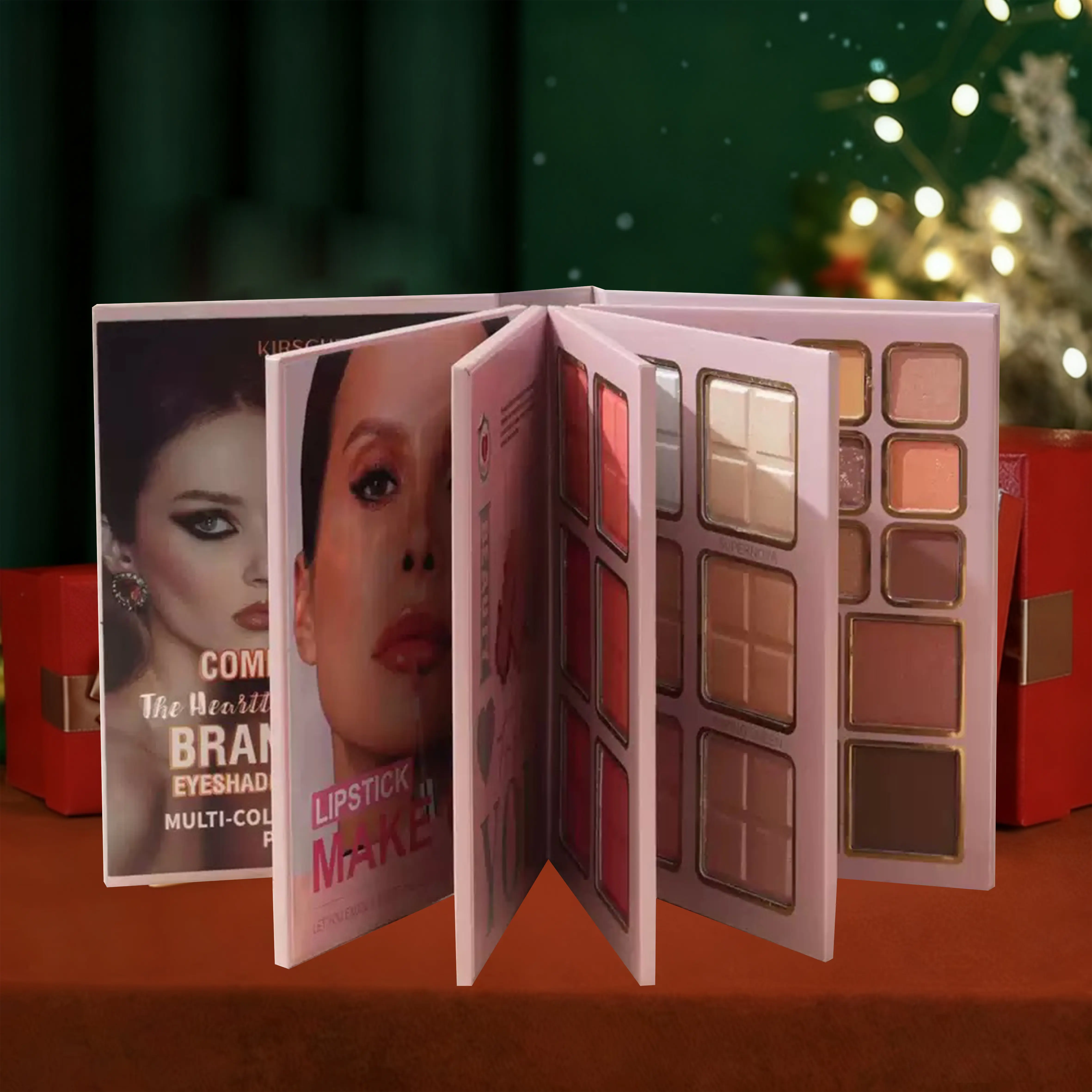 Women's Multicolor Multifunctional Makeup Palette - Eyeshadow, Blush, Contour, Highlight, 3 or 4 Layers - Everyday Essential, Holiday Gift Set, Cosmetic Kit