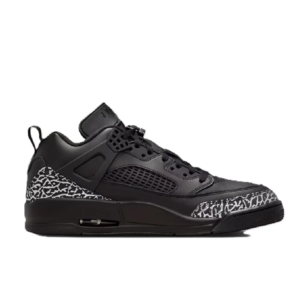 Men's Jordan Spizike Low Black/Metallic Silver-Black (IV2417 010)