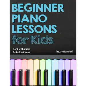 Beginner Piano Lessons for Kids Book: with Online Video & Audio Access Paperback – September 24, 2018