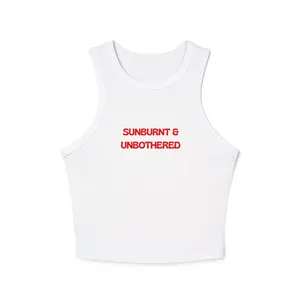 Sunburnt & Unbothered Racer Tank