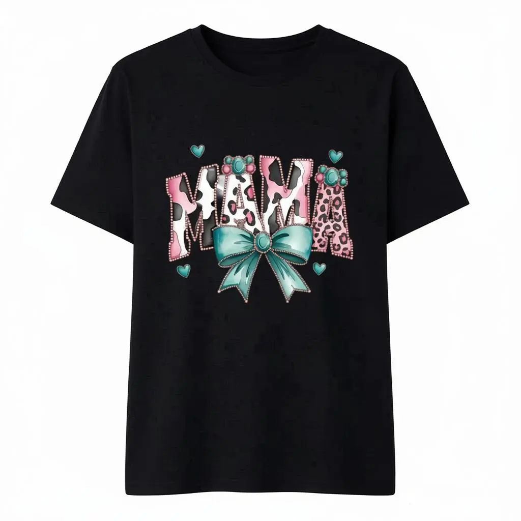 Men's Loose Print T-Shirt - 100% Cotton, Lightweight Chic Top, Stylish Streetwear for Everyday Wear, School
