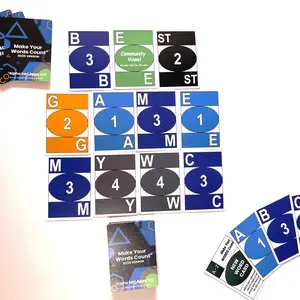 MAKE YOUR WORDS COUNT! Card Playing Game
