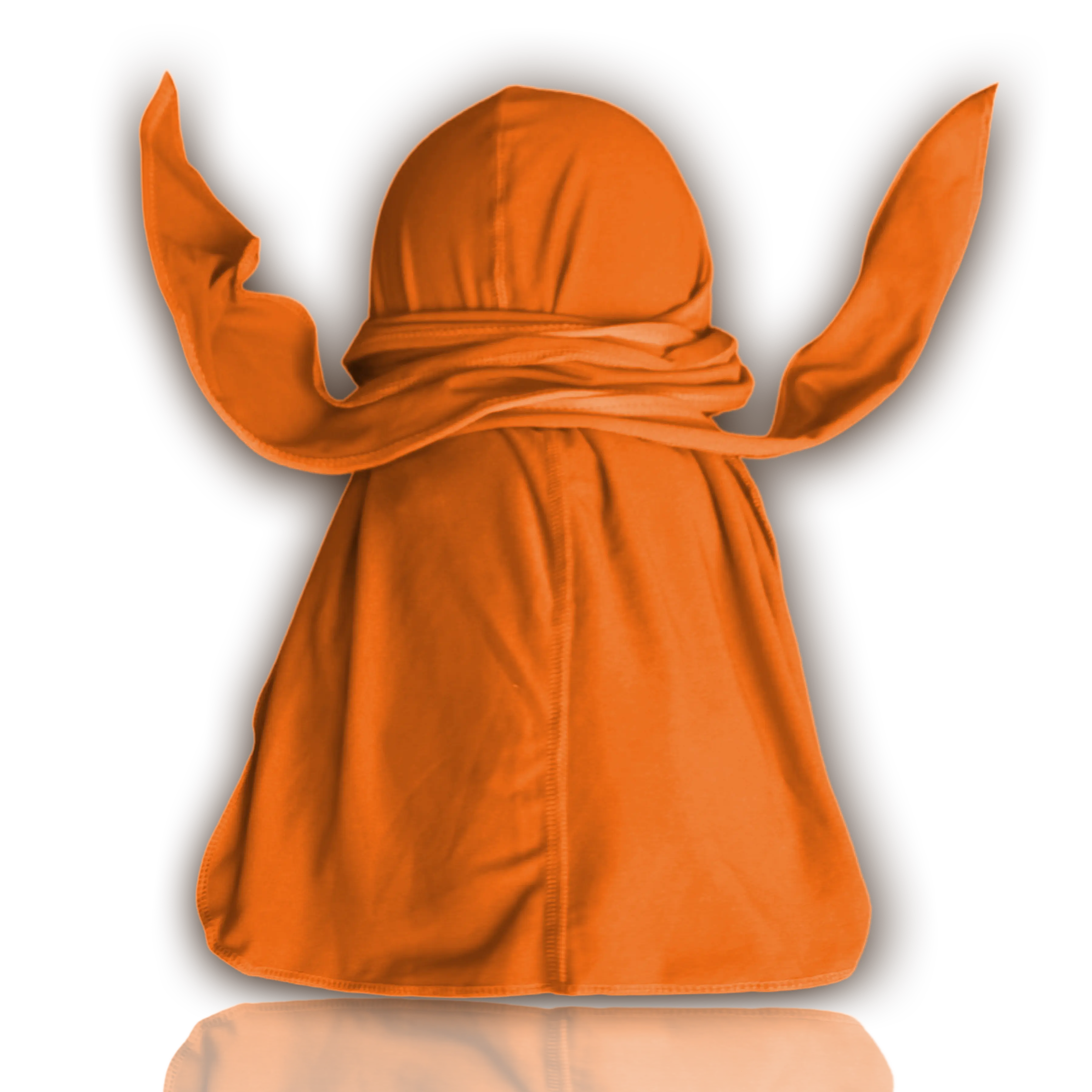 Orange Durag Satin - Menswear 360 Ultra Wave, Stretchy Spandex Durag - Comfortable, Non-Damaging, 4-Way Stretch, Everyday Basics wave cap mama owl
