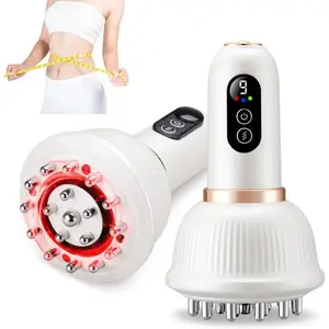 Rechargeable handheld electric meridian massage brush featuring an 18-point massage head and deep tissue massage function. Its ergonomic design makes it ideal for use on the neck, shoulders, Perfect for home use, relaxation at the office. Handle