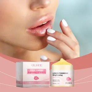 Turmeric Lip Scrub Balm, Lip Softening Balms, Moisturizing Exfoliating Lip Care, Hydrating Anti-Dryness Lip Treatment, Gentle Lip Polish for Soft Lips