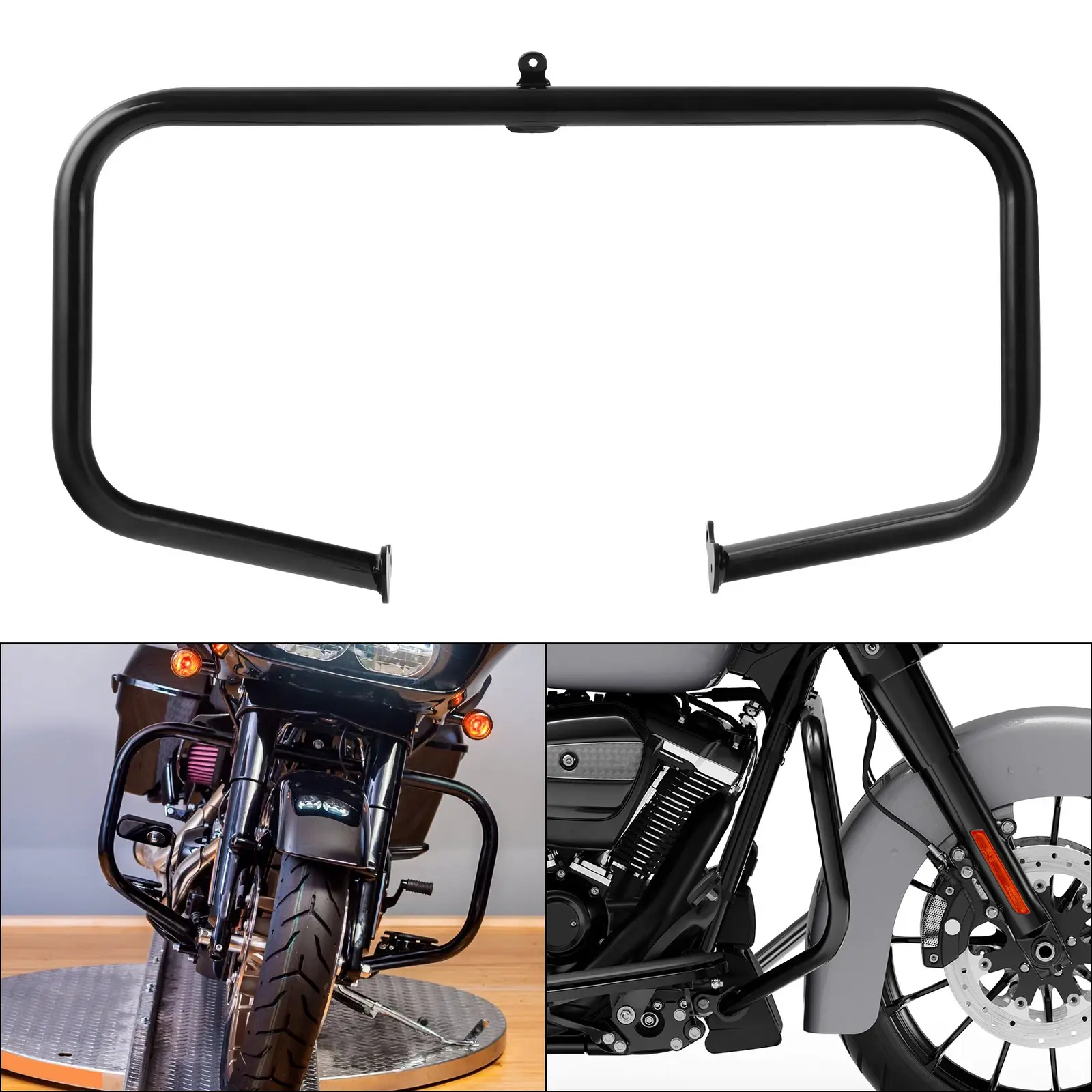TCMT 1 1/4" Highway Engine Guard Crash Bar Fit For Harley Touring Road Glide 2009-2024